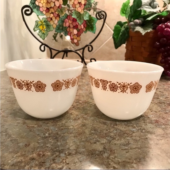 Corning Butterfly Gold Flat Cups - Picture 3 of 8